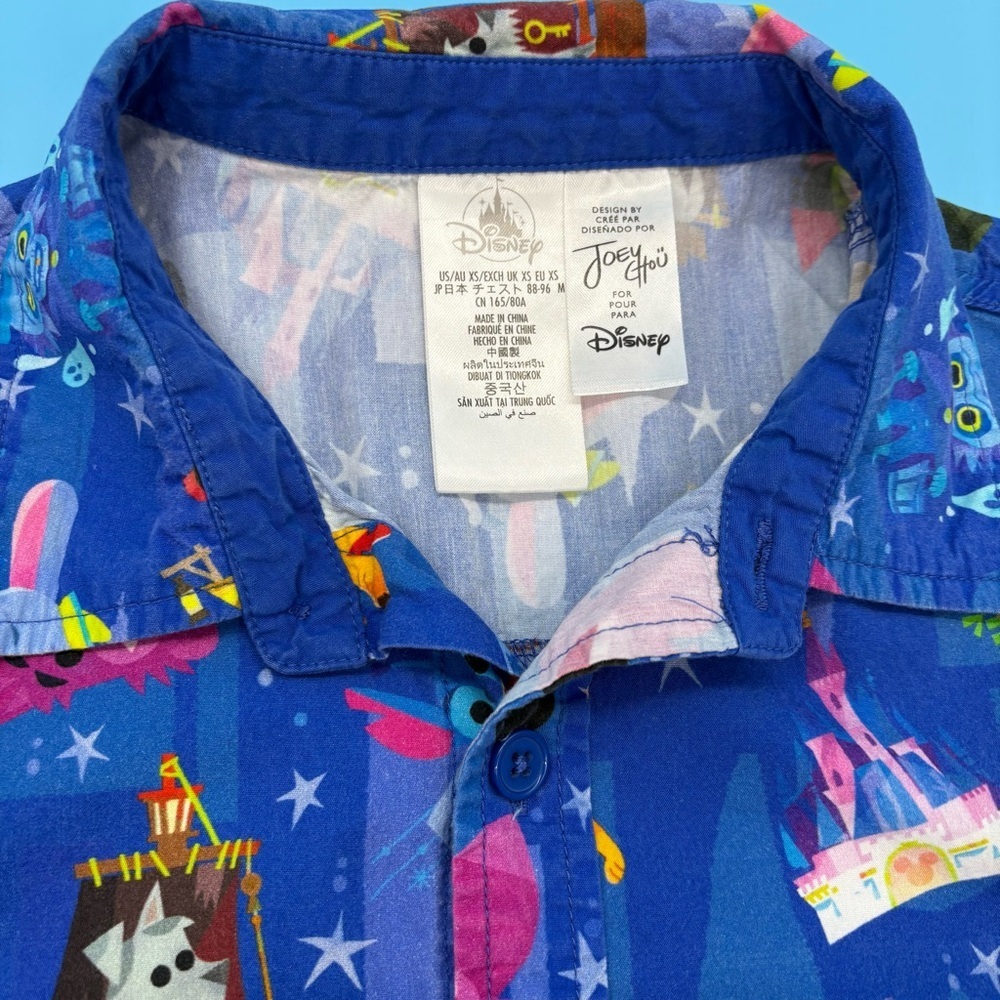 Disney Kids Disney x Joey Ghou Woven Magic Kingdom Shirt Boys - Picture 9 of 9